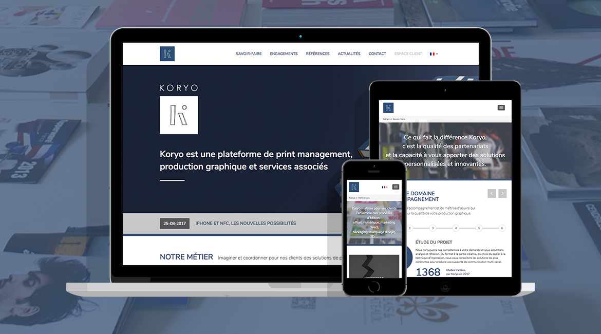 Refonte site internet Koryo